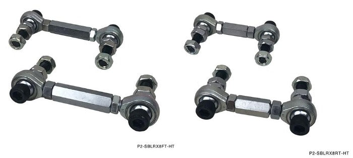 P2M Adjustable F&R Sway Bar End Drop Links - Mazda RX-8 (2003-2012) - P2-SBLRX8FT-HC & P2-SBLRX8RT-HC