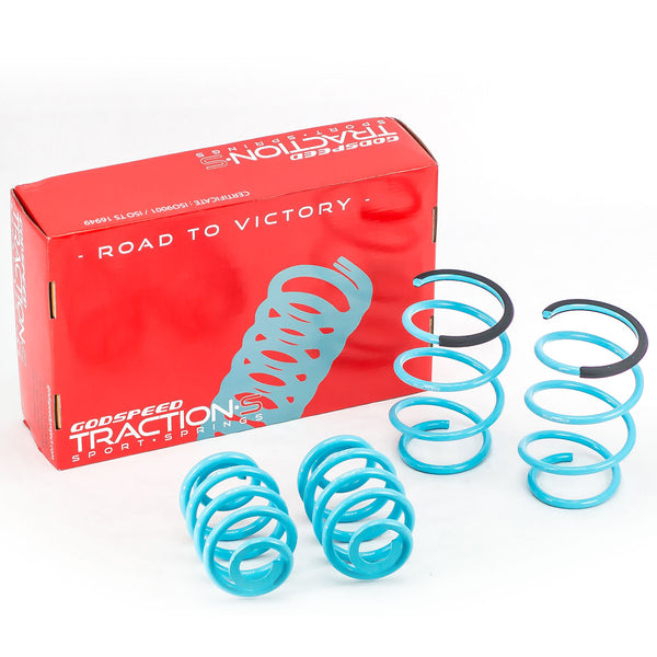 GSP Godspeed Project Traction-S Performance Lowering Springs - BMW 3 Series 1999-2005 (Does not fit Xi Models) (E46)