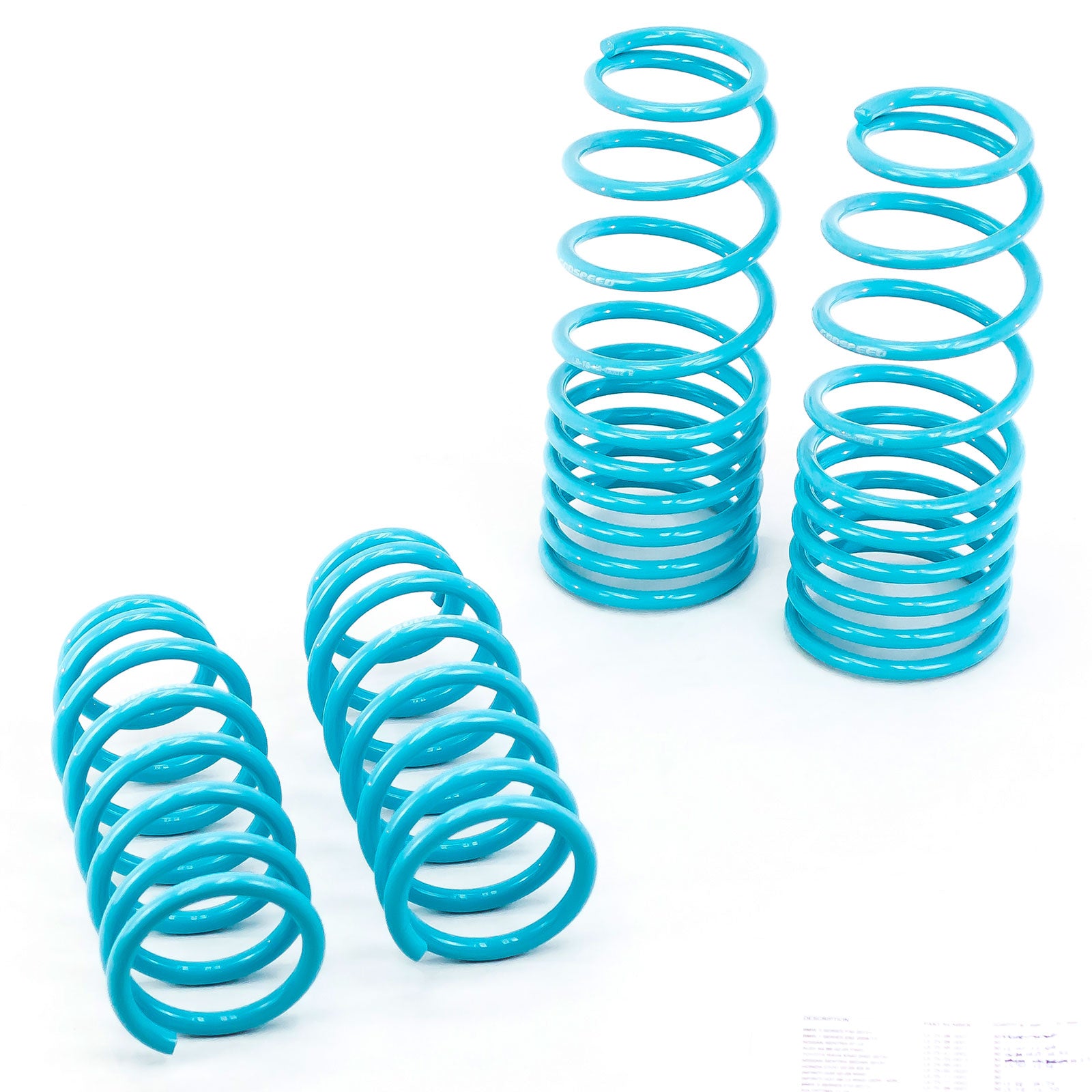 GSP Godspeed Project Traction-S Performance Lowering Springs - Acura TL BASE (CG/CF) 1999-2003