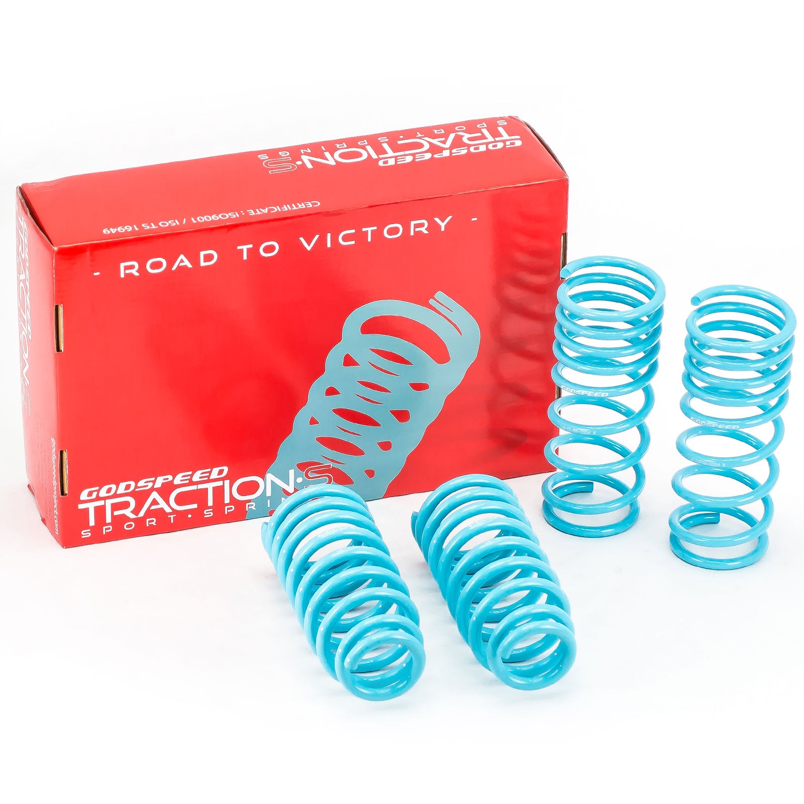 GSP Godspeed Project Traction-S Performance Lowering Springs - Honda Accord 2008-2012 All Models (CP2)