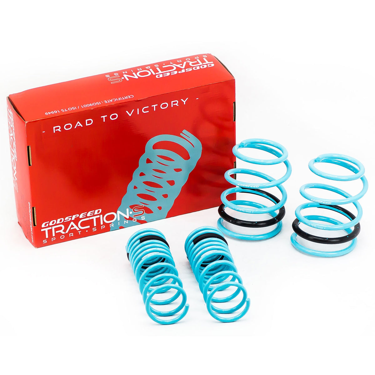 GSP Godspeed Project Traction-S Performance Lowering Springs - Subaru Impreza WRX & STI 2008-14 (GR/GV)