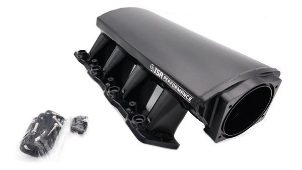 ISR Performance Fabricated Intake Manifold & Fuel Rail Kit - LS1/LS2/LS6 102MM Square Port Low Profile - Black