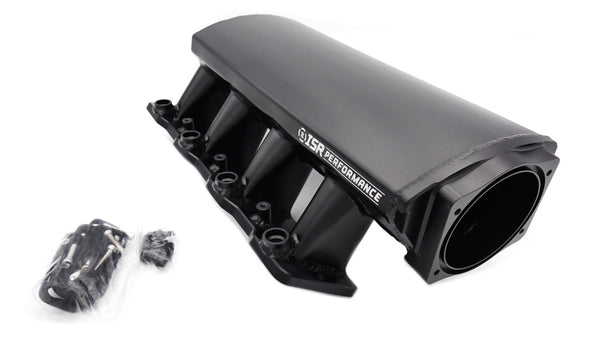 ISR Performance Fabricated Intake Manifold & Fuel Rail Kit - LS1/LS2/LS6 102MM Cathedral Port Low Profile - Black