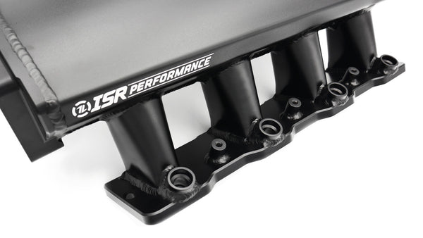 ISR Performance Fabricated Intake Manifold & Fuel Rail Kit - LS1/LS2/LS6 102MM Cathedral Port Low Profile - Black