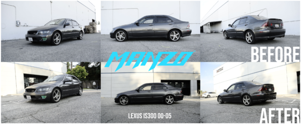 Manzo MZ Series Adjustable Coilovers - Lexus IS300 (2000-2005)