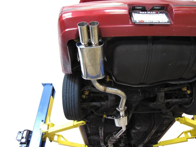 ISR Performance MB SE Type -E Dual Tip Exhaust - Nissan 240sx S14 (1995-1998)