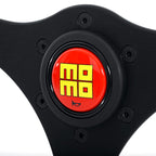 MOMO Racing Heritage 1968 Black Leather - 350mm - Limited Edition