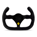 MOMO Race Mod .27/C Steering Wheel - 270MM - Black Suede / Brushed Black Anodized