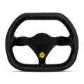 MOMO Race Mod .29 Steering Wheel - 270MM - Black Suede / Brushed Black Anodized