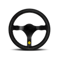 MOMO Race Mod .31 Steering Wheel - 320MM - Black Suede / Brushed Black Anodized
