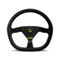 MOMO Racing Mod. 88 Steering Wheel - 320MM - Black Suede / Brushed Black Anodized