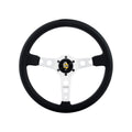MOMO PROTOTIPO Steering Wheel - 350MM - Black Leather / Brushed Aluminum