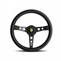 MOMO PROTOTIPO 6C Steering Wheel - 350MM - Black Leather / Carbon Fiber Spokes