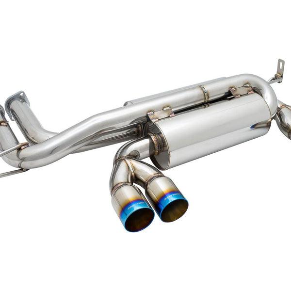 Megan Racing Supremo Axle Back Exhaust - Burnt Roll Tips - BMW E46 M3 (2001-2006)