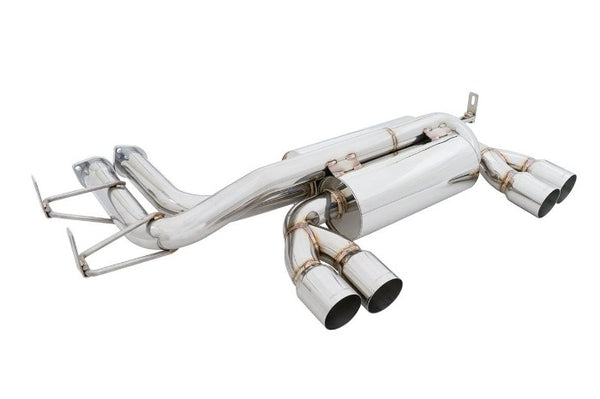 Megan Racing Supremo Axle Back Exhaust - Polished Tips - BMW E46 M3 (2001-2006)