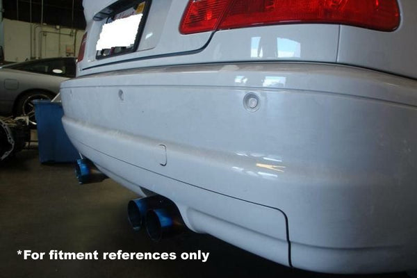 Megan Racing Supremo Axle Back Exhaust - Burnt Roll Tips - BMW E46 M3 (2001-2006)