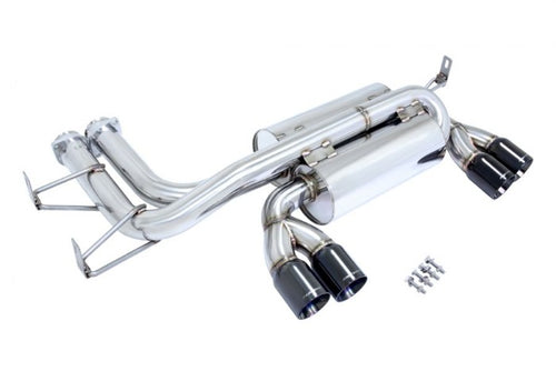 Megan Racing Supremo Axle Back Exhaust - Black Chrome Rolled Tips - BMW E46 M3 (2001-2006)