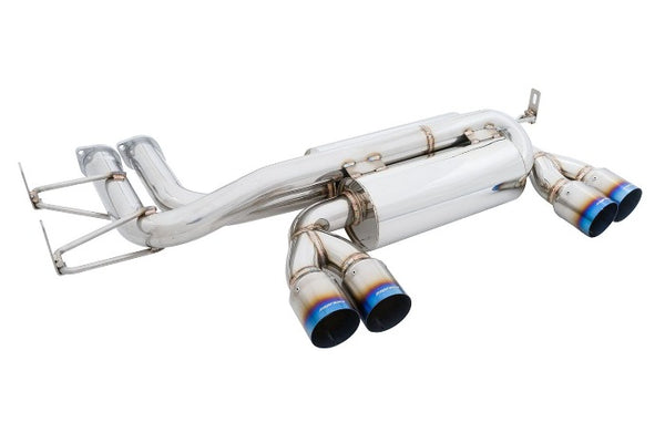 Megan Racing Supremo Axle Back Exhaust - Blue Ti Tips - BMW E46 M3 (2001-2006)