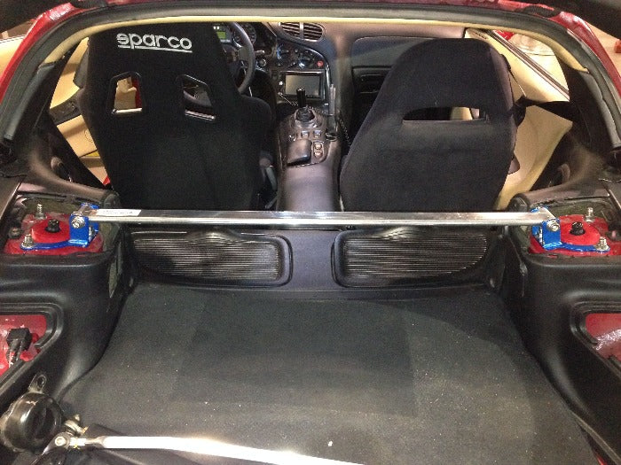 MR-SB-MRX93RU-1P - Megan Racing Race Spec Rear Strut Tower Bar Brace - Mazda RX-7 FD3S (1993-1996)
