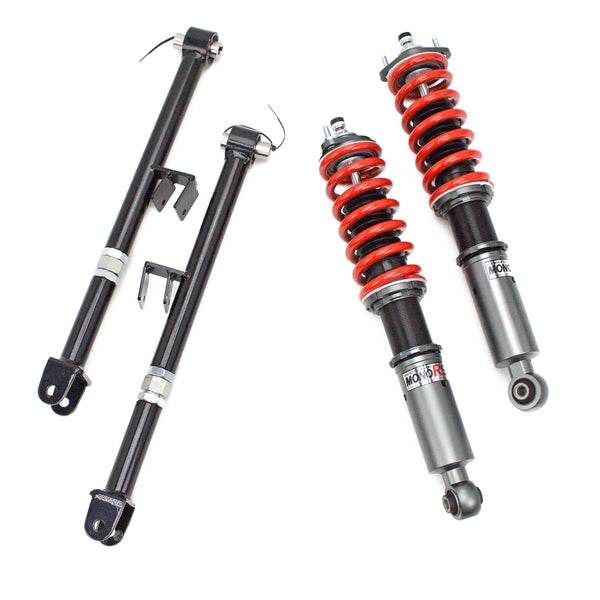 GSP Godspeed Project Mono RS Coilovers - BMW M3 (E46) 2001-06 -True Coilover Conversion W/ Bucket Delete Arms