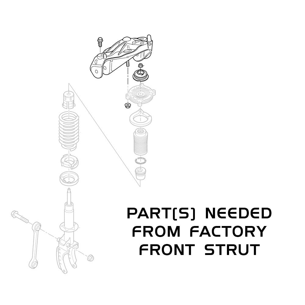 GSP Godspeed Project Mono SS Coilovers - Porsche Cayenne (955 / 957) 2002-10