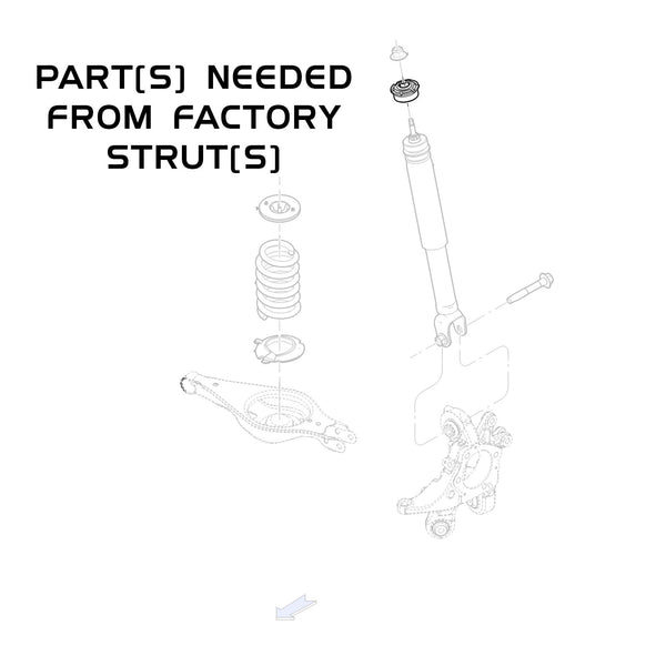 GSP Godspeed Project Mono SS Coilovers - Ford Taurus & SHO (P2) 2013-19