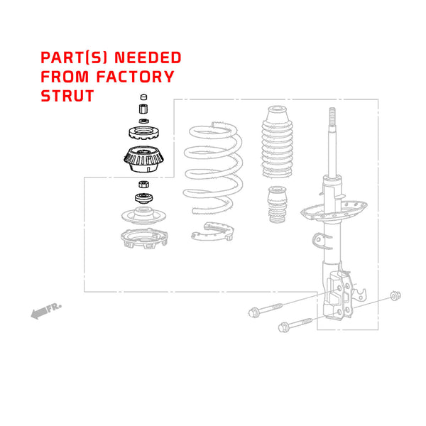 GSP Godspeed Project Mono SS Coilovers - Honda Fit (GD) 2007-08