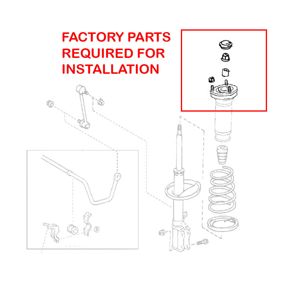 GSP Godspeed Project Mono SS Coilovers - Toyota Solara (ACV30/MCV30) 2004-08