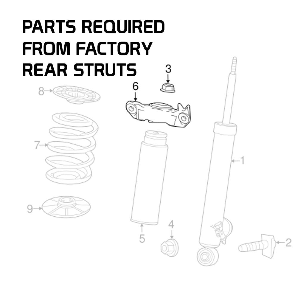 GSP Godspeed Project Mono SS Coilovers - Buick Lacrosse W/O Rear H-Arms 2010-16