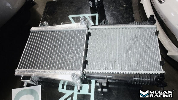Megan Racing Auxiliary Side Performance Aluminum Radiators - Toyota A90 Supra (2020+)