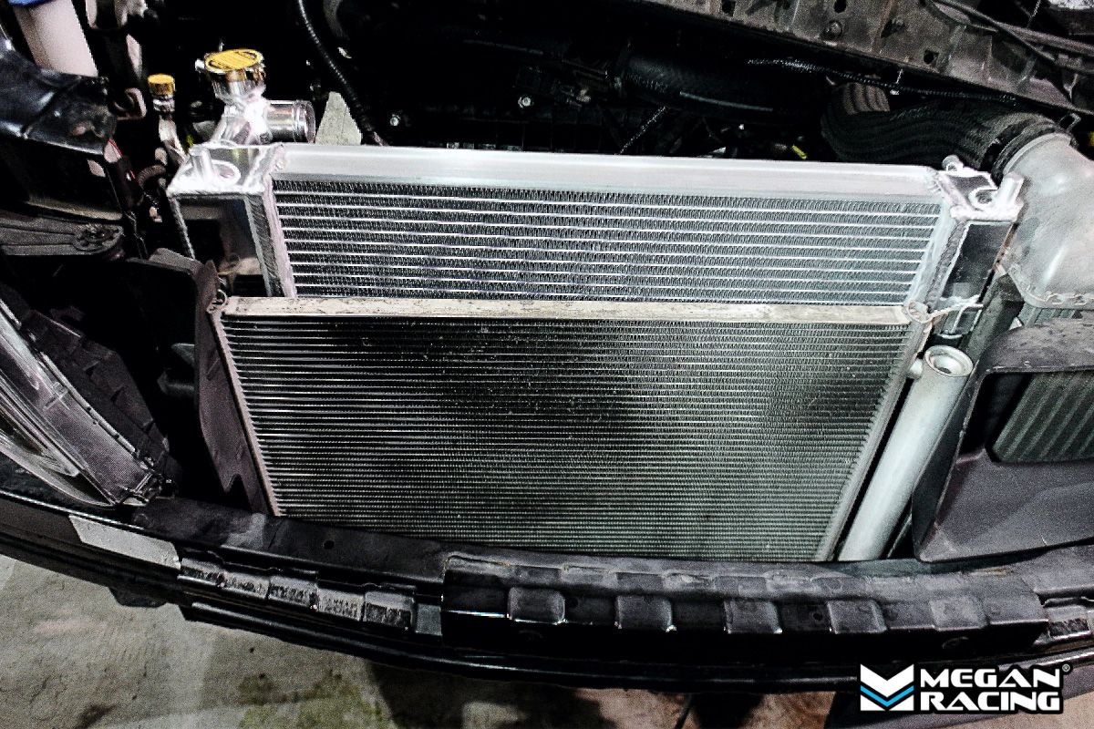 Megan Racing Performance Triple Pass Aluminum Radiator - Hyundai Sonata 2.0L Turbo (2011-2014)
