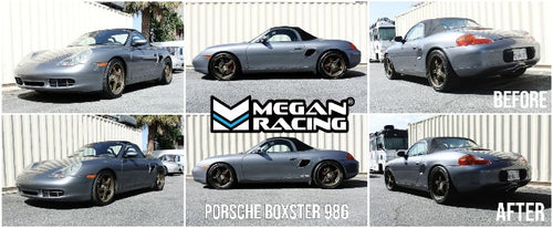 Megan Racing Euro II Series Coilovers - Porsche 986 Boxster (1997-2004)