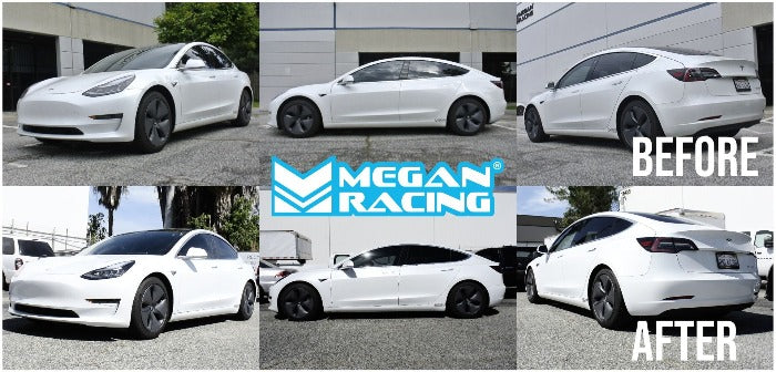 MR-LS-TSL317X - Megan Racing Lowering Springs - Tesla Model 3 AWD Models (2017+)