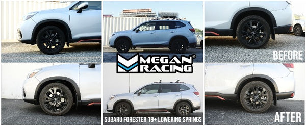 Megan Racing Performance Lowering Springs - Subaru Forester [Exc. Wilderness] (2019+)