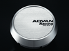 Advan Racing Center Cap - 63MM Bore - Middle / Medium Type - Silver Alumite