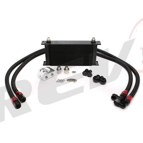 Rev9 Power 19 Row Oil Cooler Kit (Bar & Plate Core) - Universal