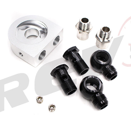 Rev9 Power 19 Row Oil Cooler Kit (Bar & Plate Core) - Universal