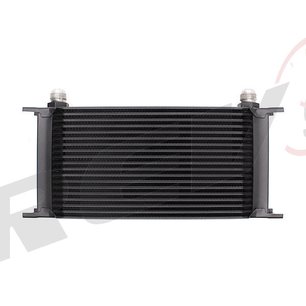 Rev9 Power 19 Row Oil Cooler Kit with Oil Filter Relocation Kit (Bar & Plate Core) - Universal