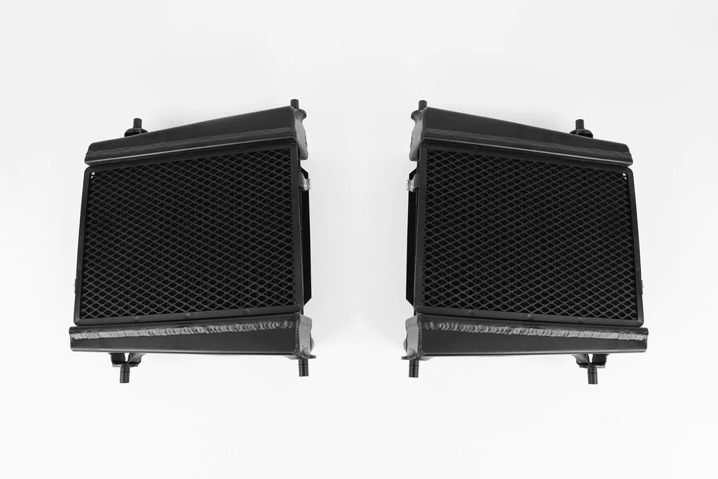 CSF High Performance Black Auxiliary Radiators Set - Toyota A90 Supra (2020+)