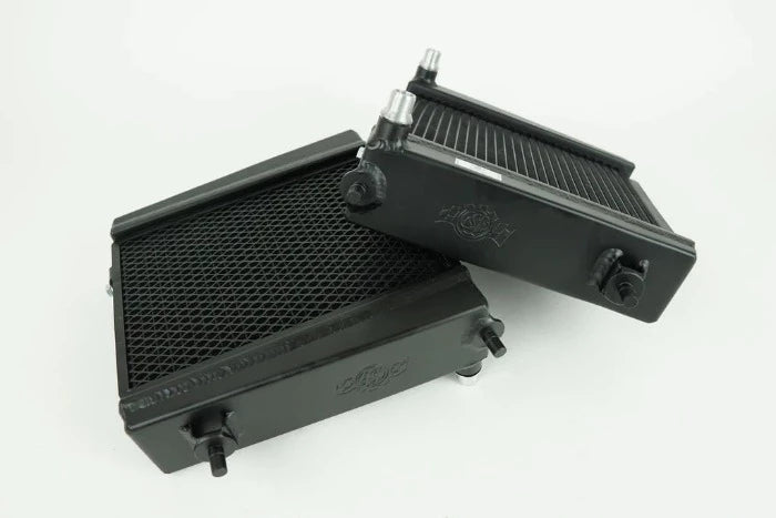 CSF High Performance Black Auxiliary Radiators Set - Toyota A90 Supra (2020+)