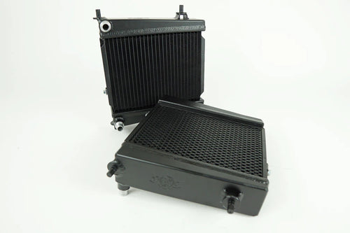 CSF High Performance Black Auxiliary Radiators Set - Toyota A90 Supra (2020+)