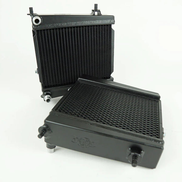 CSF High Performance Black Auxiliary Radiators Set - Toyota A90 Supra (2020+)