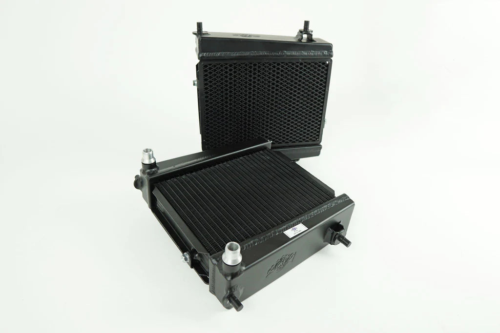 CSF High Performance Black Auxiliary Radiators Set - Toyota A90 Supra (2020+)