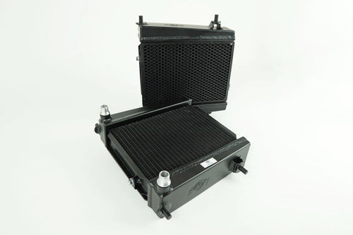 CSF High Performance Black Auxiliary Radiators Set - Toyota A90 Supra (2020+)
