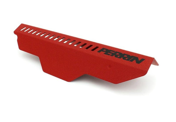 Perrin Performance RED Pulley / Alternator Cover - Subaru WRX (2002-2014)