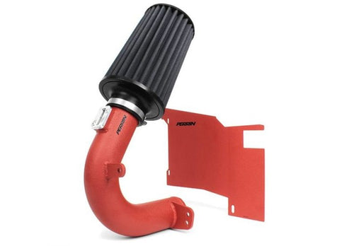 Perrin Performance Cold Air Intake w/ Heat Shield - Red - Subaru WRX (2015-2022)