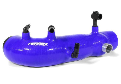 Perrin Performance 2.4" Turbo Inlet Hose BLUE - Subaru Forester XT (2004-2008)