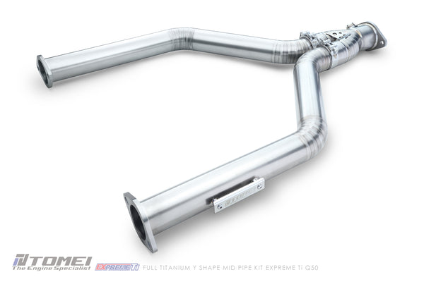 Tomei Full Titanium Expreme Ti Y Pipe - Infiniti Q50 / Q60 w/ VR30DDTT 3.0T