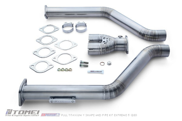 Tomei Full Titanium Expreme Ti Y Pipe - Infiniti Q50 / Q60 w/ VR30DDTT 3.0T