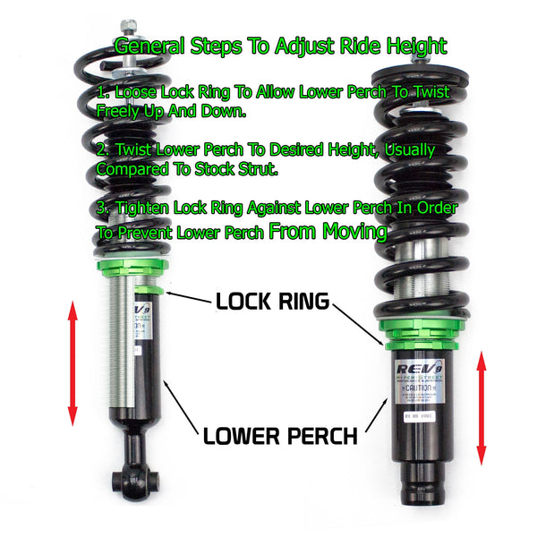 Rev9 Power Hyper-Street Basic Coilovers - Lexus IS F 2008-14